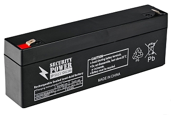 Аккумуляторная батарея Security Power SP 12-2.3, 12В, 2.3 Ач