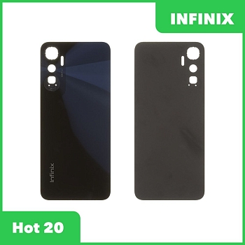 Задняя крышка корпуса для телефона Infinix Hot 20 (X6826B) (черный)